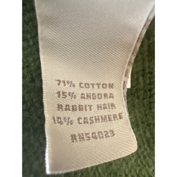 Banana Republic Medium Luxury Blend Soft Green V Neck Sweater Cashmere - Picture 7 of 13